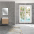 База под раковину Gio 600 подвесная, 2 выкатных ящика soft-close, N.Oak