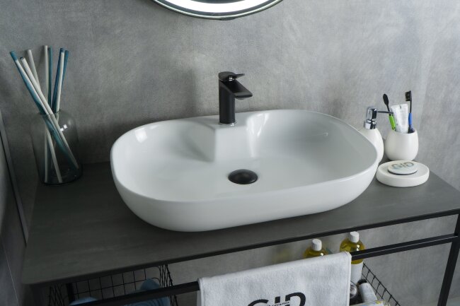 Раковина Gid N9446b 51156 накладная белая 61x42x12.5 Раковина Gid N9446b 51156 накладная белая 61x42x12.5