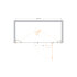 Душевая дверь CEZARES VERONA-W-B-13-60+60/30-C-Cr