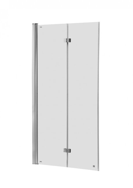 Шторка для ванны складная Roca Capital 1150x1400, прозрачное стекло, xром M4111512M