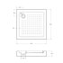 Акриловый поддон CEZARES TRAY-A-A-80-15-W