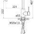 Смеситель для кухни BelBagno BB-LAM31B-IN