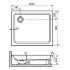 Душевой поддон прямоугольный RGW STYLE 900x1200