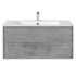 База под раковину Vico 1000 подвесная, 2 выкатных ящика soft close, Beton База под раковину Vico 1000 подвесная, 2 выкатных ящика soft close, Beton