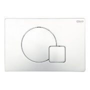 Клавиша смыва B&W WPI-09523 серия Q, цвет: Bright Chrome (244х162х11)