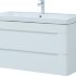 Тумба под раковину Aquanet София 105 белый глянец (2 ящика)