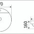 Умывальник CeramaLux 7067A