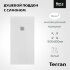 Душевой поддон Roca Terran 1600x800 белый, с сифоном и решеткой, AP10164032001100