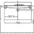 Тумба подвесная без раковины Jacob Delafon Rythmik EB1303-E70