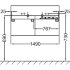 Тумба подвесная без раковины Jacob Delafon Terrace EB1189-G1C