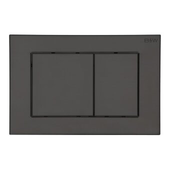 Клавиша смыва B&W WPI-09530GM серия R #304, цвет: Matt Gunmetal PVD (240х160х10)