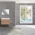 База под раковину Gio 800 подвесная, 2 выкатных ящика soft-close, N.Oak