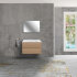 База под раковину Gio 800 подвесная, 2 выкатных ящика soft-close, N.Oak