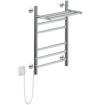 Полотенцесушитель Электрич.кабельный Ника WAY-2 60/40 с полкой левый тэн