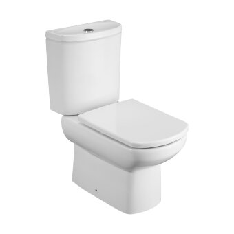 DAMA SENSO чаша унитаза напольная 400x660x385 мм, с двойным выпуском, белый