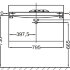 Тумба подвесная без раковины Jacob Delafon Rythmik EB1303-G1C