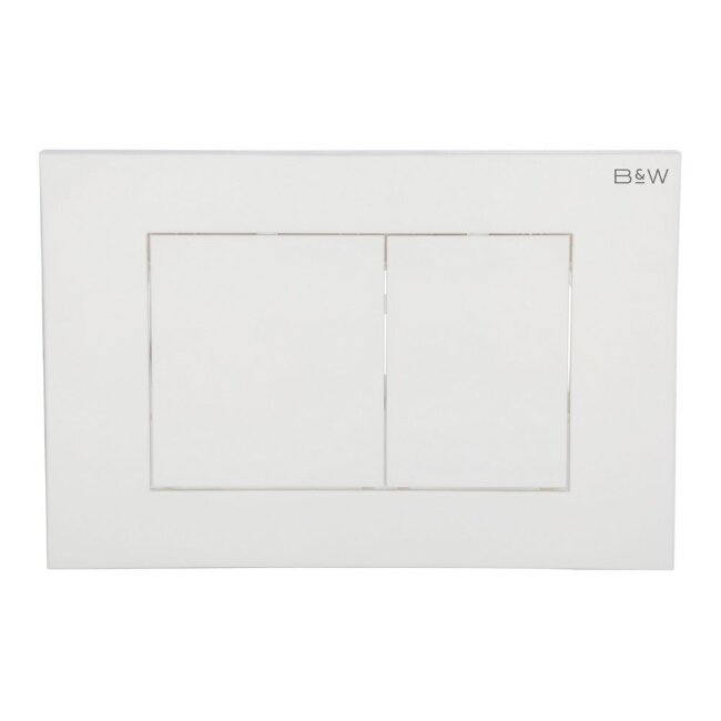 Клавиша смыва B&W WPI-09531 серия E, цвет: Glossy Ivory (244х162х11)