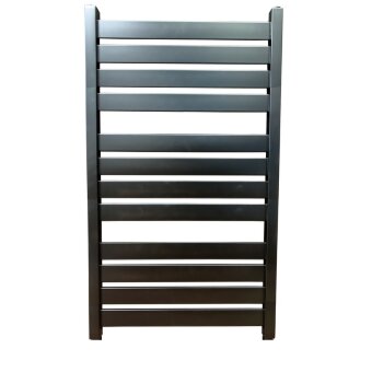 Полотенцесушитель Ника MODERN ЛМ-7 100/50 RAL9005 черный матовый