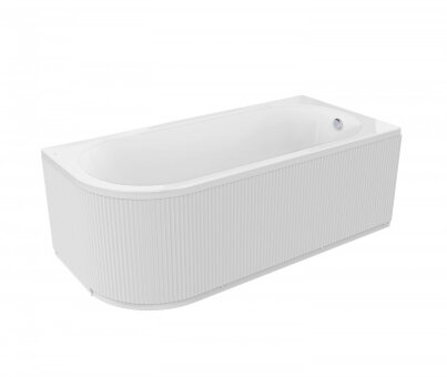 Панель фронтальная Roca Gava 170X80 рифленая, правая, белая ZRU9310311