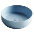 Умывальник чаша накладная круглая (цвет Голубой Матовый) Element 390*390*120мм