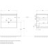 База под раковину подвесная BelBagno ALBANO-600-2C-SO-RVB