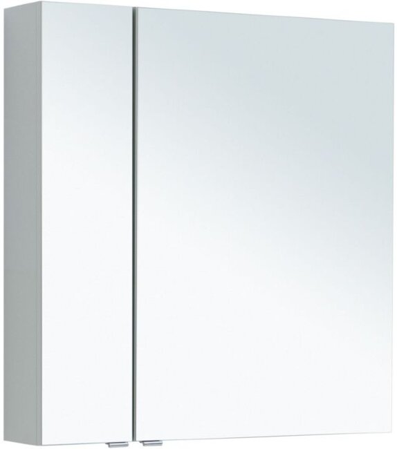 Зеркальный шкаф Aquanet Алвита New 80 Серый