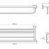 Полочка для полотенец 65,6 см BEMETA TASI хром