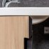 Тумба подвесная VELVEX Klaufs 40.1D-617.217 с раковиной Cersanit COMO 40