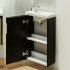 Тумба подвесная VELVEX Klaufs 40.1D-617.217 с раковиной Cersanit COMO 40