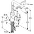 Однорычажный кухонный смеситель KLUDI L-INE с выдвижным изливом