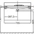 Тумба подвесная без раковины Jacob Delafon Rythmik EB1303-R3