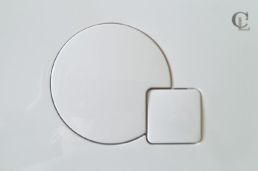 Кнопка для инсталляции PC-014 белый Кнопка для инсталляции PC-014 белый