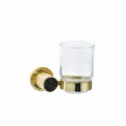 Стакан настенный ROYALE CRISTAL BLACK GOLD