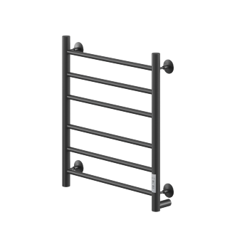 Полотенцесушитель Электрич.кабельный Ника WAY-2 60/50 RAL9005 черный матовый правый тэн