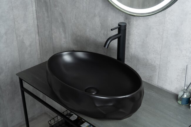 Раковина Gid Bm9030wx 53385 накладная черная матовая 60x40x15 Раковина Gid Bm9030wx 53385 накладная черная матовая 60x40x15