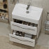 Тумба подвесная VELVEX Jill 60 с раковиной VELVEX 9595(60)