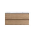 База под раковину Luka 1000 подвесная, 2 выкатных ящика soft-close, N.Oak
