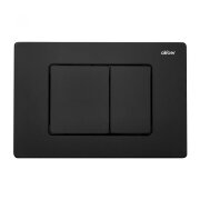 Кнопка смыва ABBER AC0120MB черная матовая