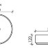 Умывальник чаша накладная круглая (цвет Белый Матовый) Element 390*390*120мм