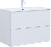 Тумба под раковину Aquanet Арт 90 белый матовый