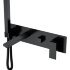 Смеситель для ванны встроенный Qubic Matt Black