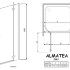 Душевая дверь в нишу Radaway Almatea DWJ 120 прозрачное стекло R