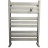 Полотенцесушитель Ника MODERN ЛМ-7 80/50 Matt Antique Silver с вентилями (комплект люкс)