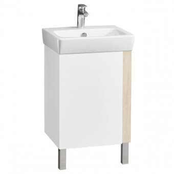 Тумба под раковину КАНТРИ 50, белый, дуб верона (под раковину НЕО 50)