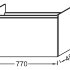 Тумба подвесная без раковины Jacob Delafon Odeon Up EB894-N14