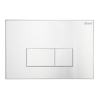 Клавиша смыва B&W WPI-09544 серия V, цвет: Silver Coated (244х162х11)