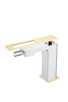 Смеситель Q для биде CHROME GOLD_Комплект