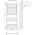 Полотенцесушитель Terminus Стандарт Валенсия П18 500х1200 (4+4+10)(-)
