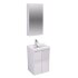 Тумба подвесная VELVEX Klaufs 50.2D-616.216 с раковиной Cersanit COMO 50