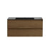 База под раковину Luka 1000 подвесная, 2 выкатных ящика soft-close, T.Oak